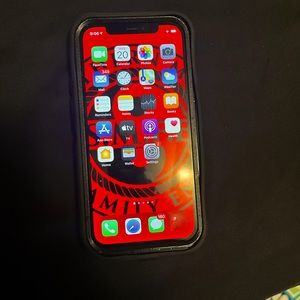 iPhone 11 red in great condition and also unlocked to any carrier